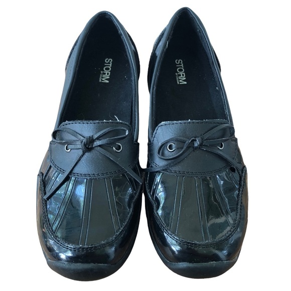 Cougar Storm Shoes Heather Size 7 Black Loafer Rain Shoe - Picture 2 of 6